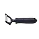 Winco VP-300 Peeler, 6-1/2", Stainless Steel Straight Edge, Black, NSF  1 image
