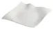 Winco WDP010-102 Falette Ardesia 10" Square Porcelain Plate, Bright White, Dishwasher Safe - 12/Case 1 image