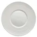 Winco WDP022-106 Zendo 8-1/8" Round Wide Rim Porcelain Plate White Embossed Dishwasher‑Safe - 36/Case 1 image