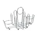 Winco WH-1 Condiment Holder, Chrome Plated Wire with Ball Feet & Center Clip 1 image