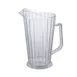 Winco WPCB-60 60 oz. Clear Polycarbonate Beer Pitcher 1 image