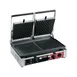 Alfa International PD R 15" Double Sandwich Panini Grill w/ Timer, Cast Iron Grooved Plates, 220V 1 image
