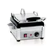 Eurodib SFE02325120 Single Panini Sandwich Grill w/ Cast Iron Grooved Plates, 120V, 10" x 10" 1 image