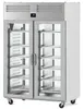 Infrico USA IRR-AGB1402PDCR 54" 2-Section Pass-Thru Refrigerator, 43 cu. ft., Glass Door, Top Mounted 1 image