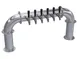 Krowne KPTP-6A Pass‑Through Pipe Tower, 39" OA, Air‑Cooled, Stainless Steel, 2-Column, 4-6 Taps 1 image