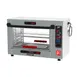 Metro HBCS4-TP HotBlox Xpress S4 Countertop Holding Cabinet, 2-Shelf, Clear Flip Door, 875W, 120V 1 image