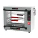 Metro HBCS6-BP HotBlox Xpress S6 "Countertop" 3-Shelf Heated Holding Cabinet, All Aluminum, Clear Flip Doors, Thermostatic Control 1 image
