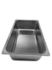 NBR Equipment HT-1P Water Pan, 21-1/4" x 13-1/2" x 6-1/4", Stainless, NSF, Open Wells Steam Table 1 image