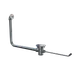 NBR Equipment P5TDF Twist Handle Waste Drain with Over Flow Head & Tube 1 image