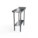 NBR Equipment TS-F1824 18" Premium Open Base Work Table with Undershelf / Upturn 1 image