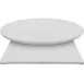 Oak Street PT-CUSTOM Padded Table Top, 1" Thick, 45 lbs, White Vinyl, Particle Board Core, Indoor Use Only 1 image