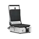 Omcan USA 11376 Single Sandwich Panini Grill w/ 9" x 10" Grooved & Smooth Plates, 120V 1 image