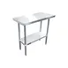 Sapphire Manufacturing SMTE-1436G 36" Open Base Work Table with Undershelf, 18 Gauge Flat Top 1 image