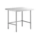 Sapphire Manufacturing SMTEO-1436S Open Base Work Table with Side & Rear Crossrails, Flat Top / 18 G 1 image
