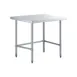 Sapphire Manufacturing SMTEO-1836G 36" Open Base Work Table with Side & Rear Crossrails, Flat Top 1 image