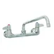 T&S Brass 5F-8WLX10 Equip Faucet, 8" Centers, Wall Mount, 10" Swivel Nozzle 1 image