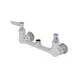 T&S Brass B-0230-LN Sink Mixing Faucet, Wall Mounted, 8" Adjustable Centers 1 image