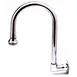T&S Brass B-0535 Spout, Rigid Gooseneck, Wall Mounted, 3/8" Ips Female Inlet 1 image