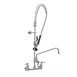 T&S Brass S-0133-12-CR-B Eversteel 8” Wall Mount Mixing Faucet with Body 1 image