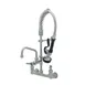 T&S Brass SMPK-8WLN-06-CR Mini Pre-Rinse Unit, 8" Wall Mount Mixing Faucet 1 image