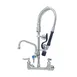 T&S Brass SMPM-8WLN-06-CR Mini Pre-Rinse Unit, 8" Wall Mount Mixing Faucet 1 image