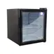 Unity U-CR1 17" Countertop Glass Door Refrigerator, 1.8 cu ft, Black Steel, 20" Depth, Eco R600, 110V 1 image