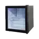 Unity U-CR1 17" Countertop Glass Door Refrigerator, 1.8 cu ft, Black Steel, 20" Depth, Eco R600, 110V 2 image