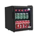 Unity U-CR1 17" Countertop Glass Door Refrigerator, 1.8 cu ft, Black Steel, 20" Depth, Eco R600, 110V 3 image