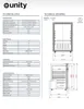 Unity U-CR3 17" Refrigerator, 2.5 cu ft, Steel, 20" Depth, Shelves, R600 Refrigerant, 110V Plug‑Play 4 image