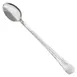 Winco 0023-02 Caspian Iced Tea Spoon, 7 3/4" 18/0 Stainless Steel, Hammered Finish - 1 Dozen 1 image