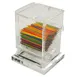Winco ACTD-3 Toothpick Dispenser, 3" X 2-1/2" X 4"H, BPA Free, Acrylic, Clear 1 image