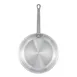Winco AFP-14A Gladiator 14" Aluminum Fry Pan, Round, Natural Finish 1 image