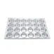 Winco AMF-24 Aluminum 24 Cup Muffin Pan, 20-1/2"L x 14"W pan 1 image