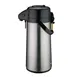 Winco AP-522 2.2 Liter Glass Lined Stainless Steel Airpot with Push Button 1 image