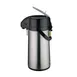 Winco AP-819 1.9 Liter Glass Liner Lever Top Stainless Steel Airpot 1 image