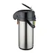Winco APSK-725 2.5 Liter Stainless Steel Lined Airpot with Lever 1 image