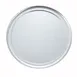 Winco APZT-11 11" Aluminum Pizza Tray, wide Rim, Round 1 image