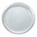 Winco APZT-9 9" Wide-Rim Aluminum Pizza Pan, Round 1 image