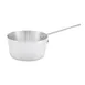 Winco ASP-2 2-1/2 qt. Heavyweight Tapered Aluminum Sauce Pan, Riveted Handle 1 image