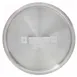 Winco ASP-5C 9-3/4" Diameter Aluminum Cover for 5 Quart Sauce Pan 1 image