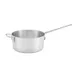 Winco ASP-7 7 Qt. Heavyweight Tapered Aluminum Sauce Pan with Helper Handle 1 image