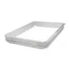 Winco AXPE-4 Sheet Pan Extender, Aluminum Quarter Size / 9-1/2" x 13" x 2" - Flat Top Edges 1 image