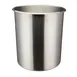 Winco BAM-12 12 qt. Mirror Finish Stainless Steel Bain Marie Pot 1 image