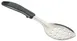 Winco BHPP-11 11" Perforated Basting Spoon With Stop Hook Black Handle 1 image