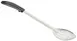 Winco BHPP-15 15" Perforated Basting Spoon With Stop Hook, Black Polypropylene Handle 1 image