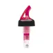 Winco BMP-3100R-PKG Bar Maid 1 oz Liquor Pourers, Red Spout, Black Collar, Plastic - 2/Pack 1 image