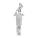 Winco BMP-4125C Bar Maid Liquor Pourer, 1 1/4 oz Clear Plastic, No Collar, Flip‑Top - 12/Pack 1 image