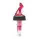 Winco BMP-5100R Bar Maid Liquor Pourer, 1 oz Capacity, Red Spout, Black Collar, Plastic, 12/Pack 1 image