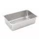 Winco C-WPP 6" Deep Full Size Stainless Steel Spillage Pan Flat Edge 1 image