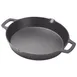 Winco CASD-12 FireIron 12" Round Cast Iron Pre-Seasoned Induction  1 image
